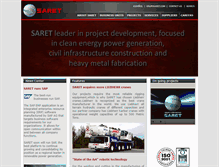 Tablet Screenshot of grupo-saret.com